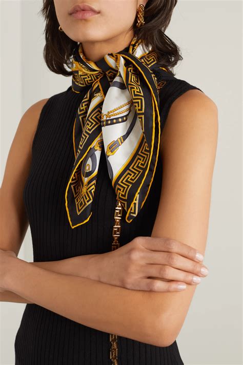 versace couture scarf|versace silk scarf women.